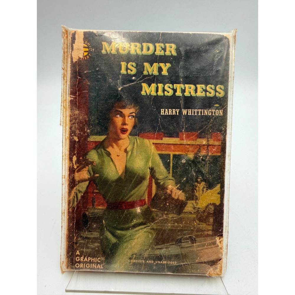 Murder Is My Mistress Harry Whittington Graphic Books Vintage Pulp Noir Book